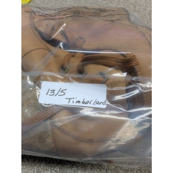 Timberland Booties Women's Wedge 5.5M Leather Upper 86387 Brown Lace Up - Picture 12 of 12